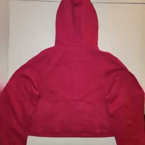 lululemon Scuba Oversized Half-Zip Hoodie in Oxford Red/Gold. Size M/L.